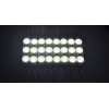 Modulo 3 LEDs SMD2835 - 1,5W 12V con lupa